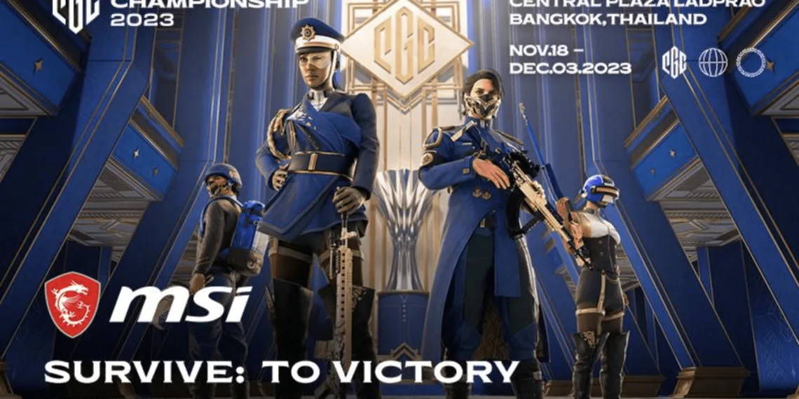 MSI becomes the official gaming partner of PUBG Global Championship 2023